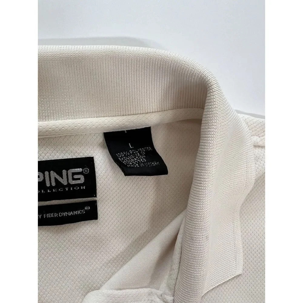 Ping Collection Dry‎ Fiber Dynamics Long Sleeve Golf Polo Mens XL